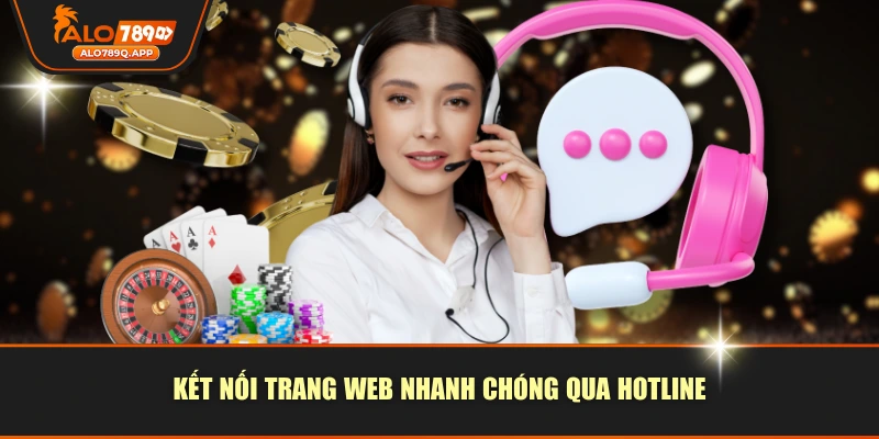 Kết nối trang web nhanh chóng qua hotline